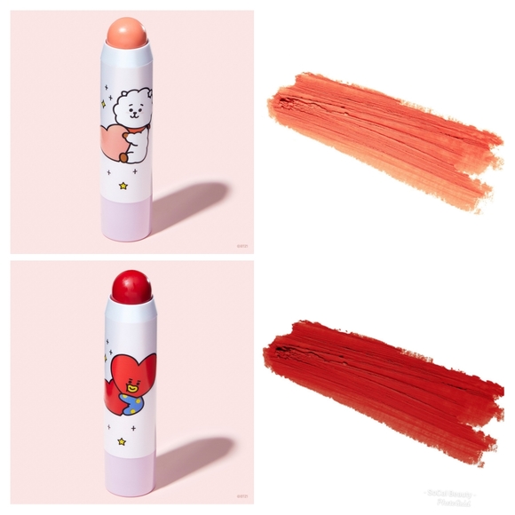 The Crème Shop Other - 2PC🎅Gift Idea🎅BNIB LE Crème Shop x BT21 2PC Lip & Cheek Chic Stick Set!$24Ret!
